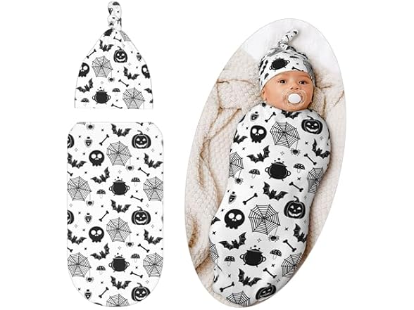Jarverce Gothic Swaddle Blanket for Baby