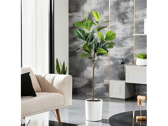 VEVOR Artificial Fiddle Leaf Fig Tree