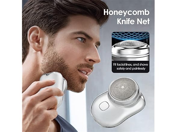 GYLCTOM Mini Shaver Portable -sliver
