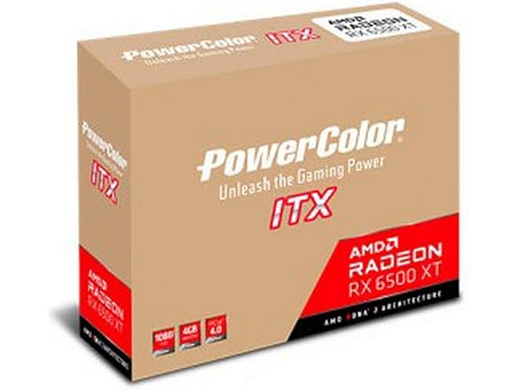 PowerColor AMD RX 6500 XT ITX Graphics Card