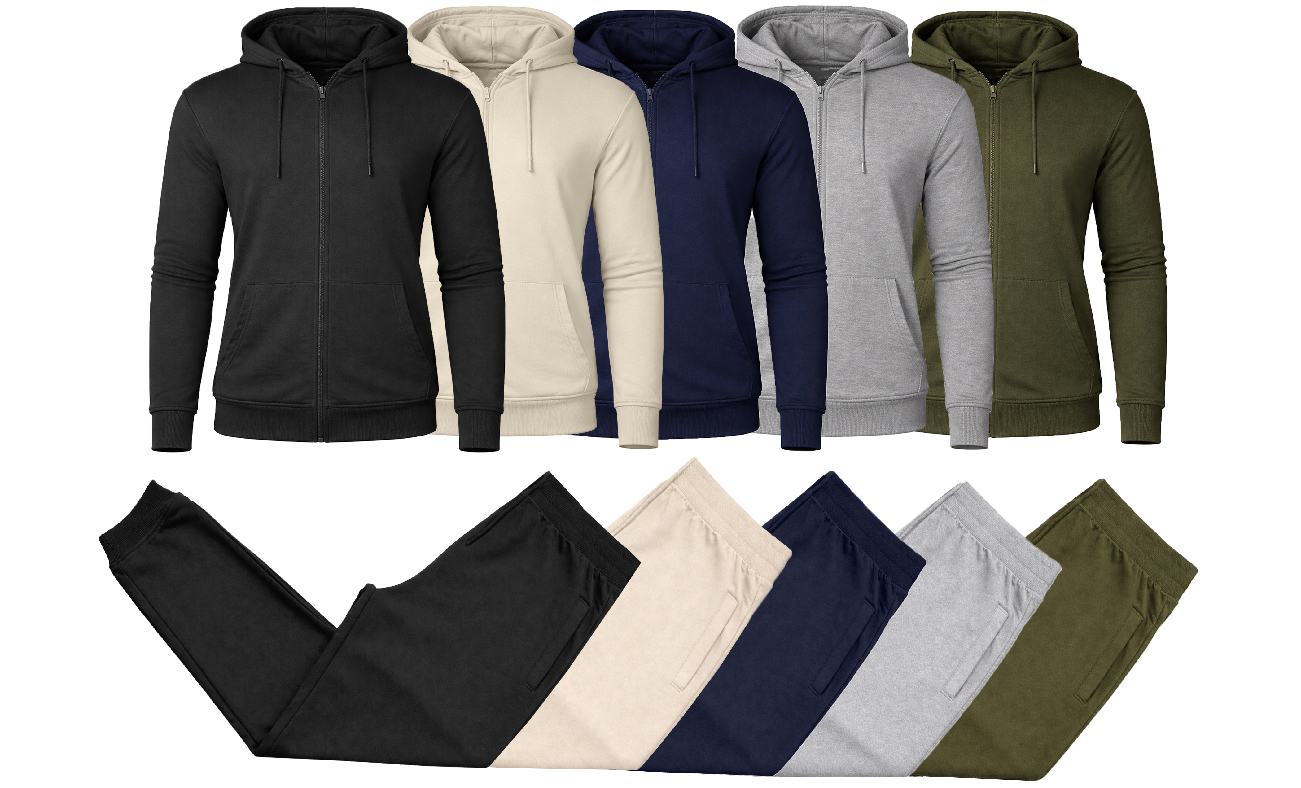 Mens F/T Hoodie & Jogger Set - Gallery 13