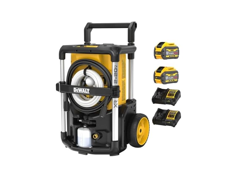 DeWalt DCPW1600Y2 Pressure Washer 2 x 20V 1600 PSI