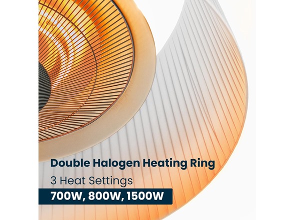 Paragon Outdoor Sol Electric Patio Heater, White