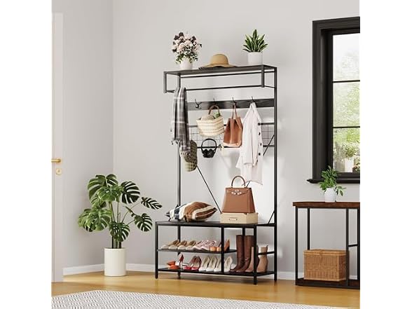 Takywep Freestanding Clothes Rack for