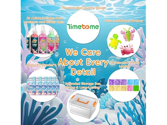 Timetome DIY Squishy Maker Kit Kids 3+