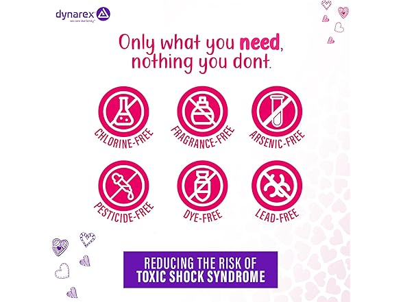 25ct Dynarex Regular Tampons