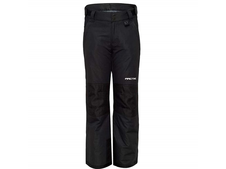 Arctix Kids Snow Pants with Reinforced Knees and Seat, Black, Large